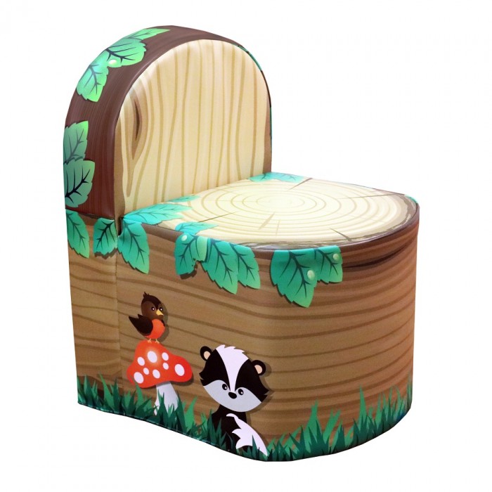 Fotoliu Scaun moale Prietenii Padurii Soft Touch - Forest Friends